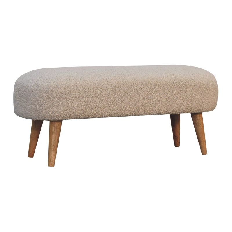 Boucle Hallway Bench Artisan