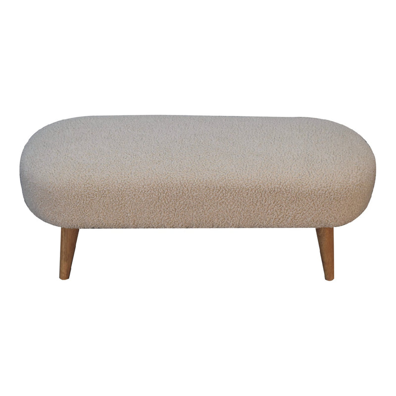 Boucle Hallway Bench Artisan