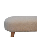 Boucle Hallway Bench Artisan