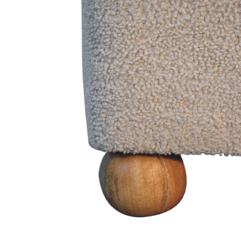 Serenity Footstool with Ball Feet Artisan