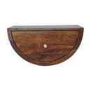Chestnut Crescent Floating Nightstand Artisan