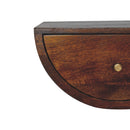 Chestnut Crescent Floating Nightstand Artisan