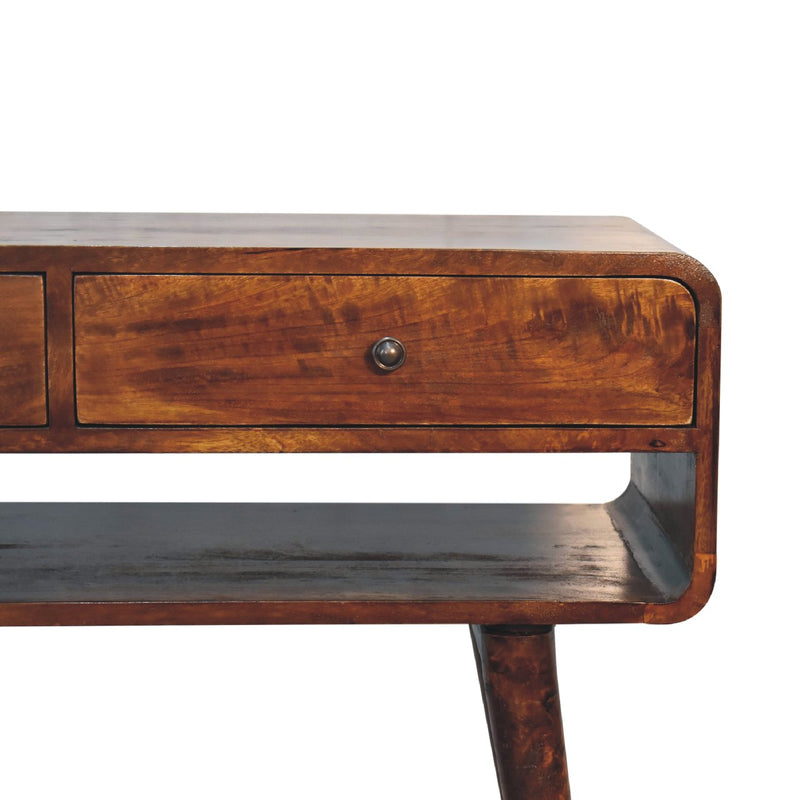 Sonata Chestnut Console Table Artisan