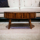 Stripe Chestnut Coffee Table Artisan