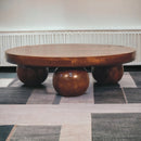 Chestnut Central Ball Table Artisan