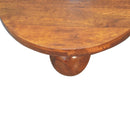 Chestnut Central Ball Table Artisan