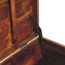 Buffalo Hide Chestnut Storage Trunk Artisan