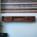 Lunar 2 Drawer Wall Mounted Console Table Artisan