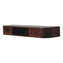 Lunar 2 Drawer Wall Mounted Console Table Artisan