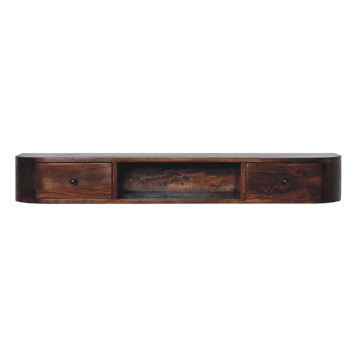 Lunar 2 Drawer Wall Mounted Console Table Artisan