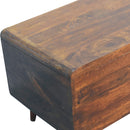 Curved Chestnut Blanket Box Artisan