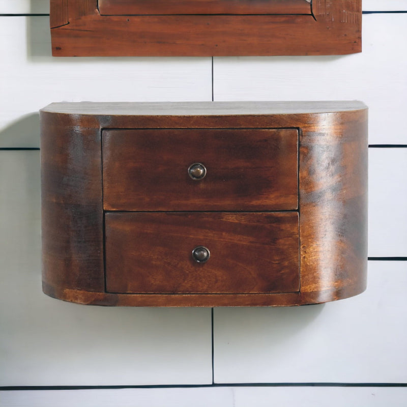 Lunar 2 Drawer Floating nightstand Artisan