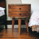 Odyssey Oak-ish Tripod nightstand Artisan