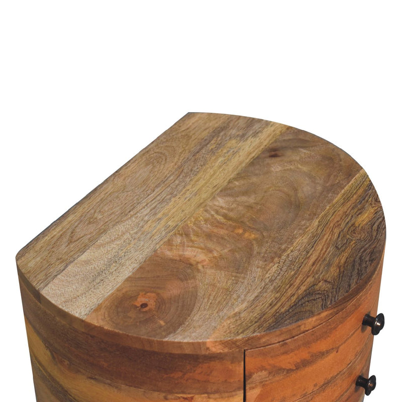 Odyssey Oak-ish Tripod nightstand Artisan