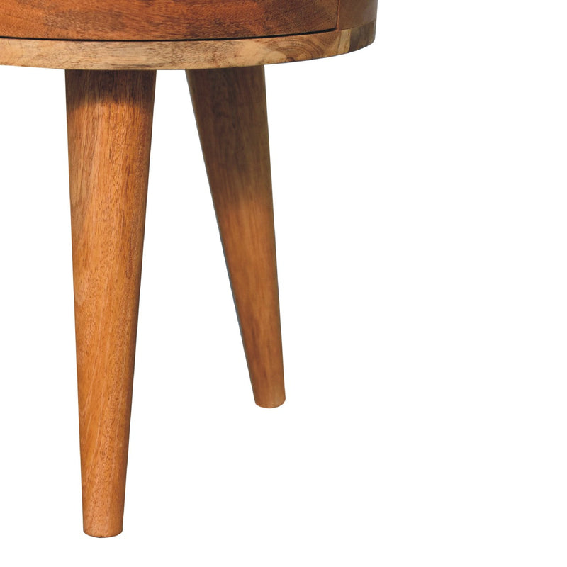 Odyssey Oak-ish Tripod nightstand Artisan