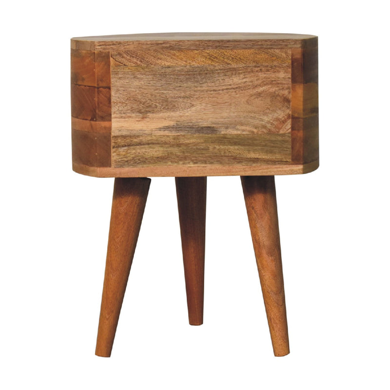 Odyssey Oak-ish Tripod nightstand Artisan