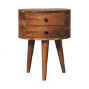 Odyssey Oak-ish Tripod nightstand Artisan