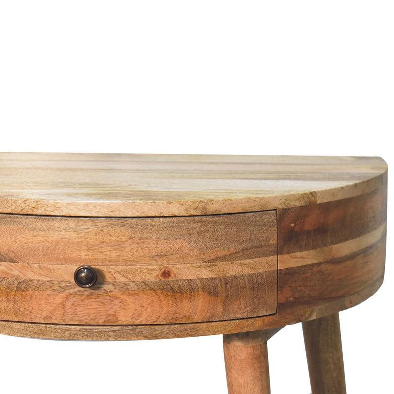Odyssey Oak-ish Console Table Artisan