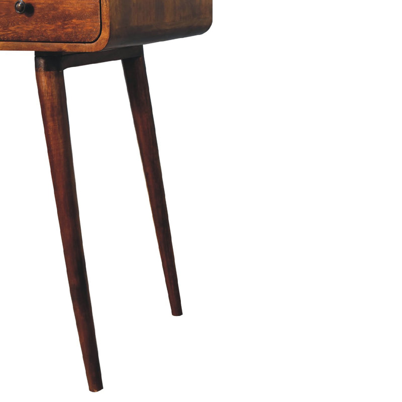 Curved Chestnut Writing Desk Artisan
