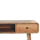 Curved Oak-ish Writing Desk Artisan
