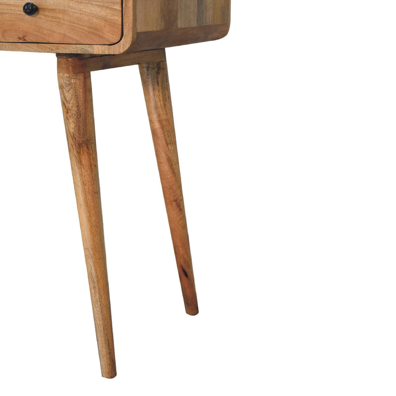 Curved Oak-ish Writing Desk Artisan