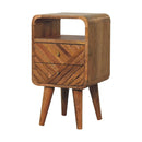 Mini Lille Curved nightstand Artisan