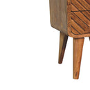 Mini Lille Curved nightstand Artisan