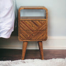Mini Lille Curved nightstand Artisan