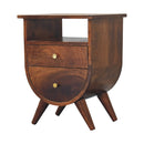 Split Chestnut nightstand Artisan
