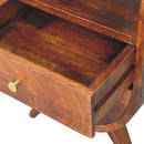 Split Chestnut nightstand Artisan