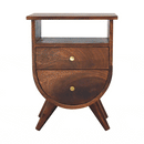 Split Chestnut nightstand Artisan