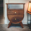 Split Chestnut nightstand Artisan