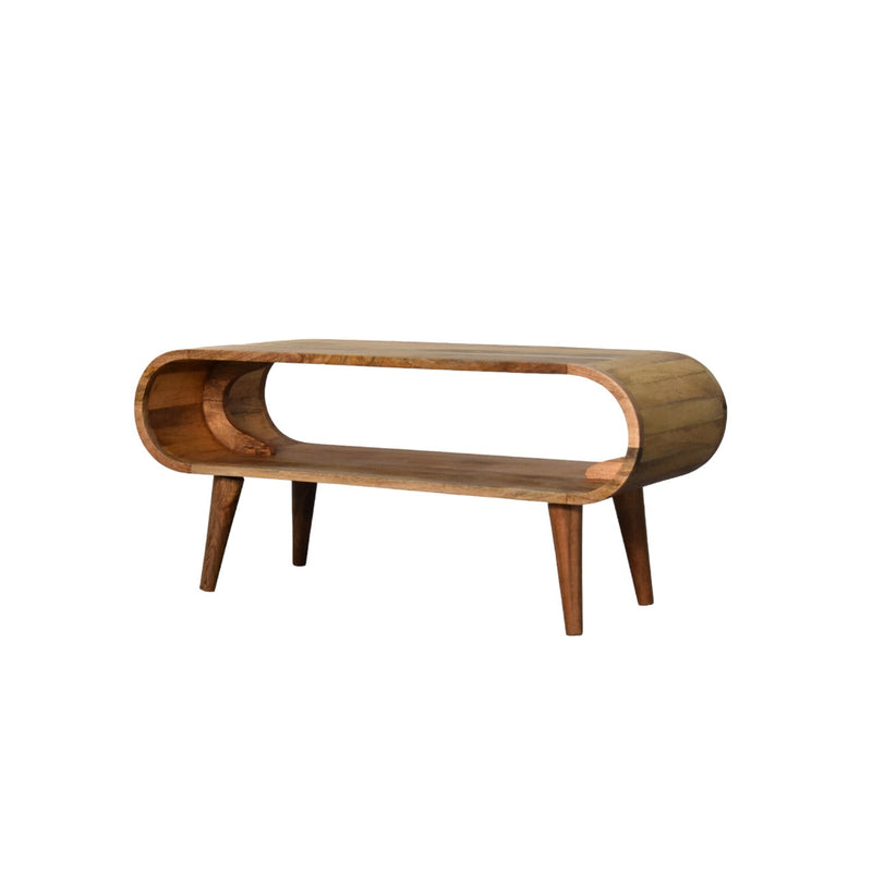 Amaya Nordic Style Oak-ish Coffee Table Artisan