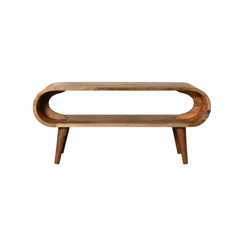 Amaya Nordic Style Oak-ish Coffee Table Artisan