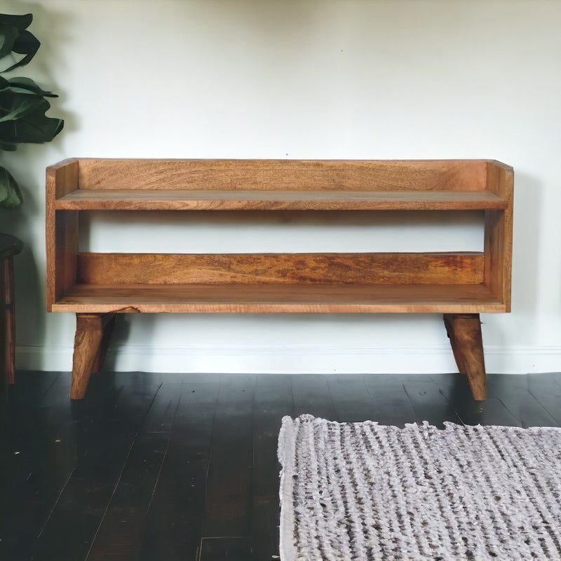 Oak-ish Nordic Storage Bench Artisan