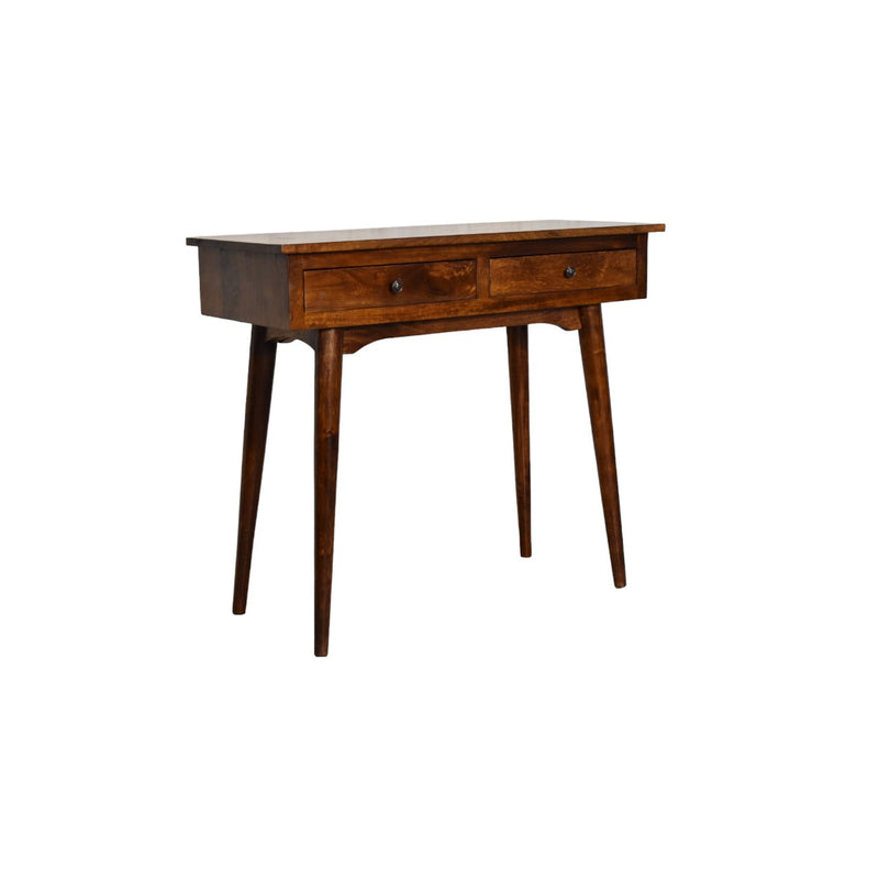 Chestnut Hallway 2 Drawer Console Table Artisan