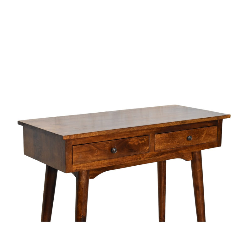 Chestnut Hallway 2 Drawer Console Table Artisan