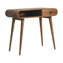 Curved Chestnut Writing Desk Artisan