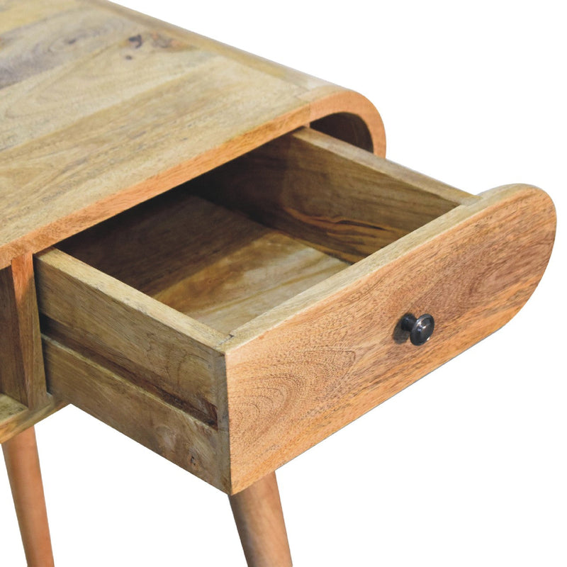 Curved Chestnut Writing Desk Artisan