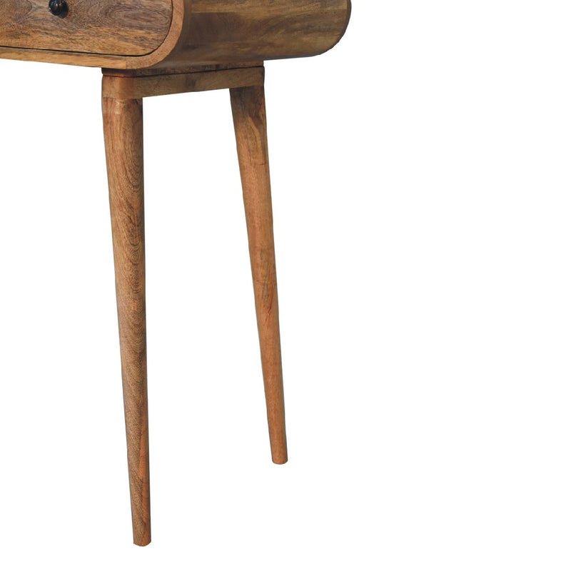 Curved Chestnut Writing Desk Artisan