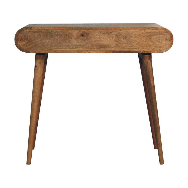 Curved Chestnut Writing Desk Artisan