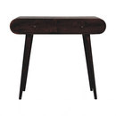 Light Walnut Curved Edge Console Table Artisan