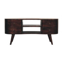 Light Walnut Wave Entertainment Unit Artisan