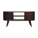 Light Walnut Wave Entertainment Unit Artisan