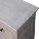 Stone Finish Cabinet with Glazed Doors Artisan