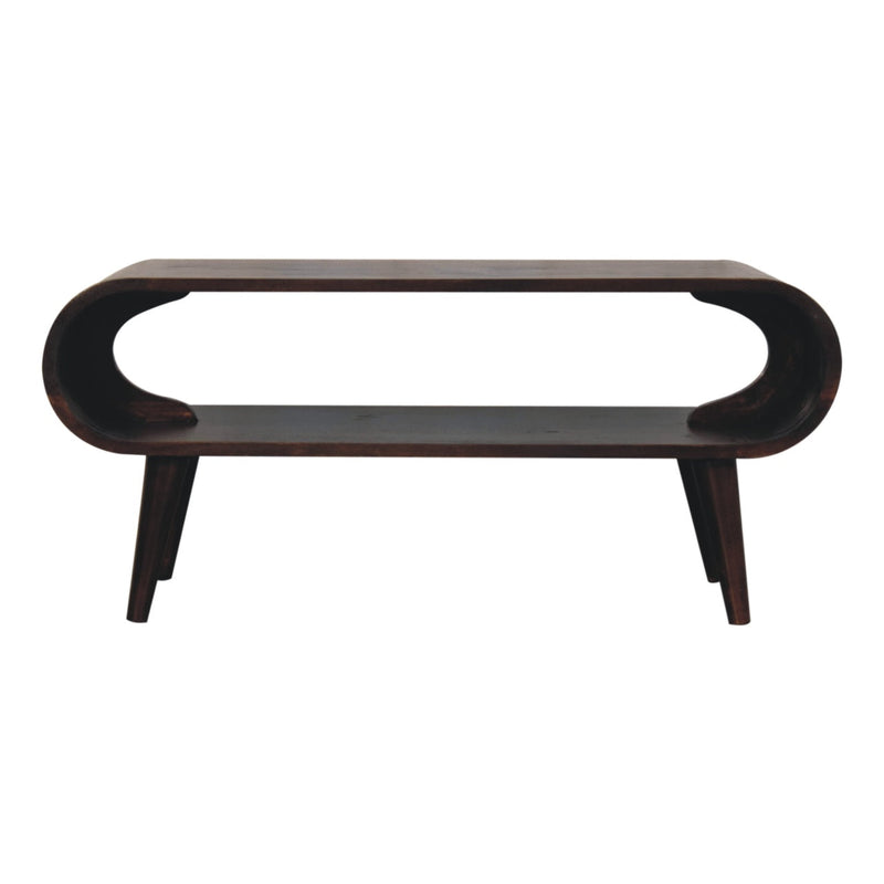 Amaya Light Walnut Coffee Table Artisan