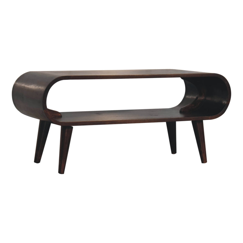 Amaya Light Walnut Coffee Table Artisan