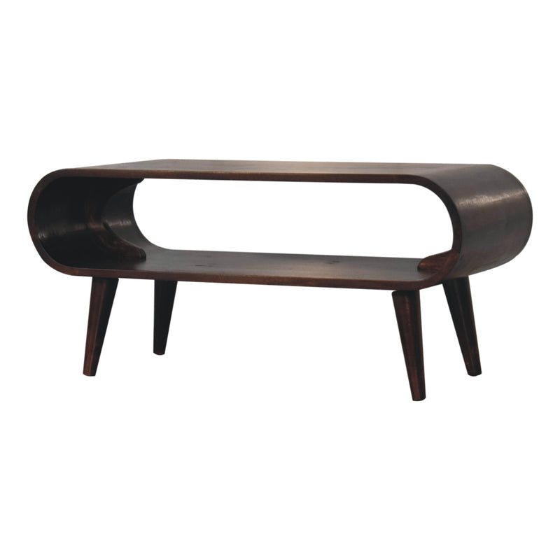 Amaya Light Walnut Coffee Table Artisan