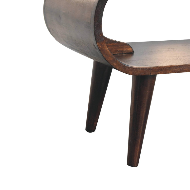Amaya Light Walnut Coffee Table Artisan