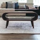 Amaya Light Walnut Coffee Table Artisan